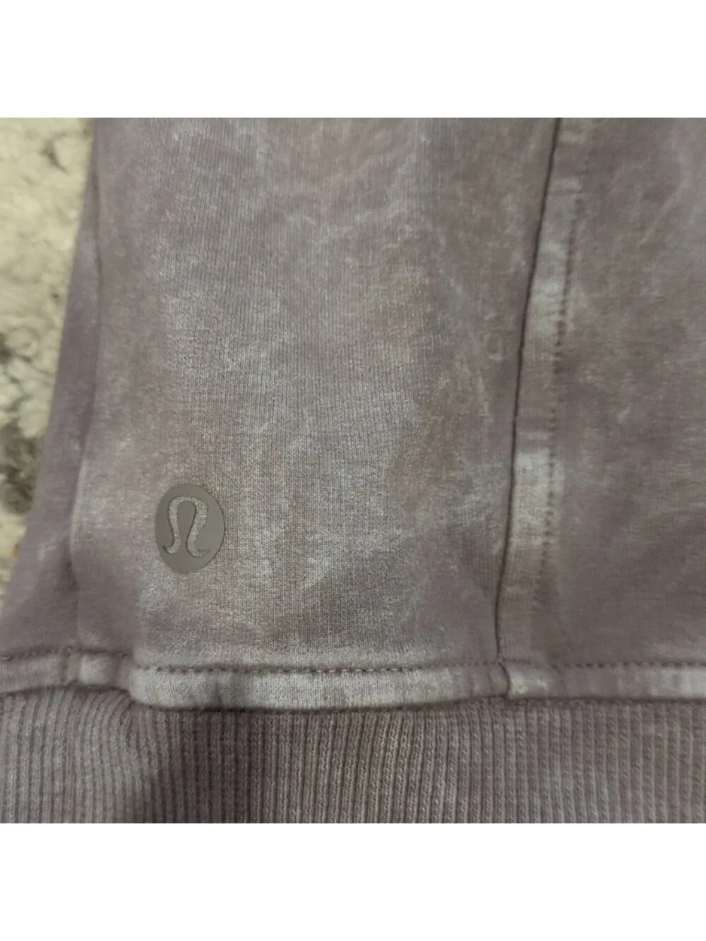 Lululemon Scuba Crew Washed Lunar Rock